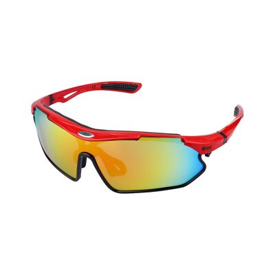 SUNRAY sports sunglasses red/black/red