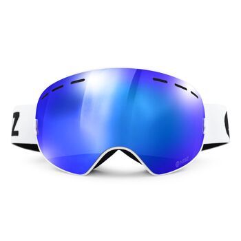 Masque de ski et snowboard XTRM-SUMMIT avec monture miroir bleu/noir 2