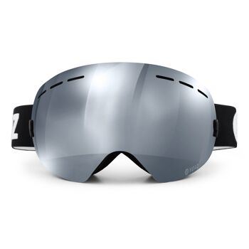 Masque de ski et de snowboard XTRM-SUMMIT sans monture argent miroir 2