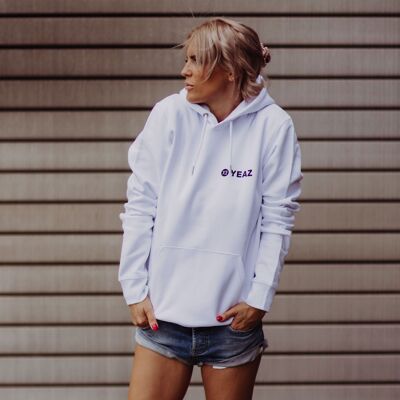 CUSHY Hoodie Salt (unisex) weiß