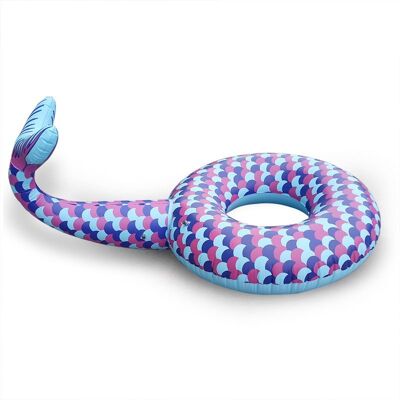 RING SERIES - MERMAID TAIL Swim Ring - bright_blue