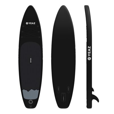 NELIO - EXOTREK - SUP-Board mit Paddel, Pumpe und Rucksack - schwarz