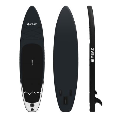 NALU (EXOTREK) SUP board with paddle, pump and backpack - jet black