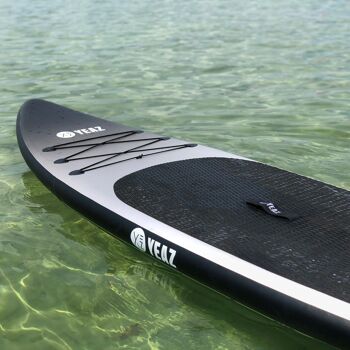 BLACK SANDS BEACH - EXOTREK - SUP board avec pagaie, pompe et sac à dos - noir 8