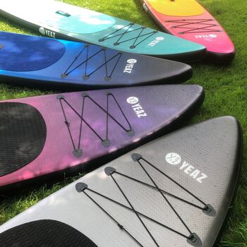 BLACK SANDS BEACH - EXOTREK - SUP board avec pagaie, pompe et sac à dos - noir 9