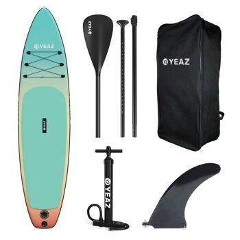 LAGUNA BEACH - EXOTREK - SUP board avec pagaie, pompe et sac à dos - turquoise 2
