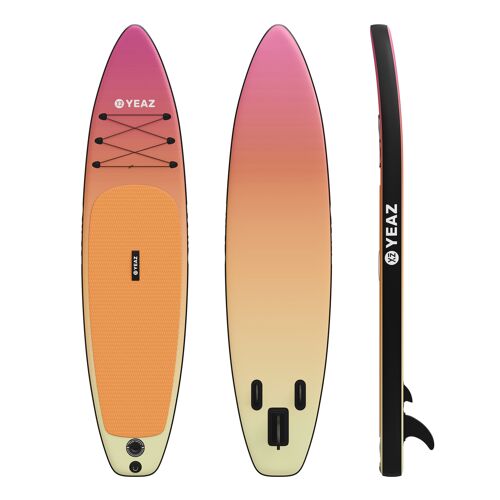 PARADISE BEACH - EXOTREK - SUP-Board mit Paddel, Pumpe und Rucksack - orange