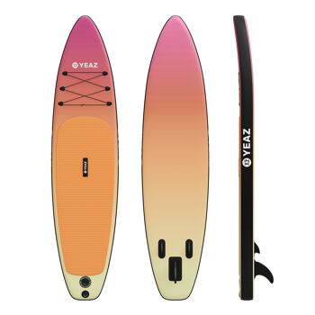 PARADISE BEACH - EXOTREK - SUP board avec pagaie, pompe et sac à dos - orange 1