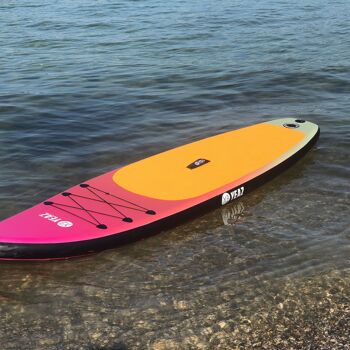 PARADISE BEACH - EXOTREK - SUP board avec pagaie, pompe et sac à dos - orange 8