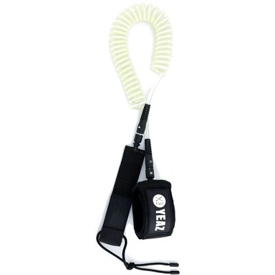 NUI safety line/leash for SUP - coral white