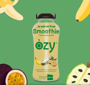 Smoothie "OZY" au Corossol, à la Banane et aux Fruits de la Passion  -  300ml 2