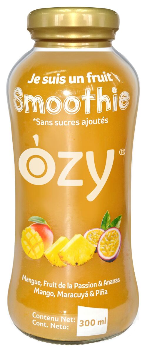 Mango, Pineapple and Passion Fruit Smoothie - 300 ml - DLC : 09/12/2023
