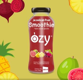 Smoothie "OZY" with Guava, Pineapple and Beetroot - 300ml 3