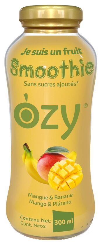 "OZY" Smoothie with Mango and Banana - 300ml 1