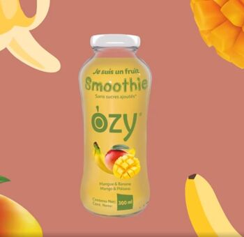 "OZY" Smoothie with Mango and Banana - 300ml 2