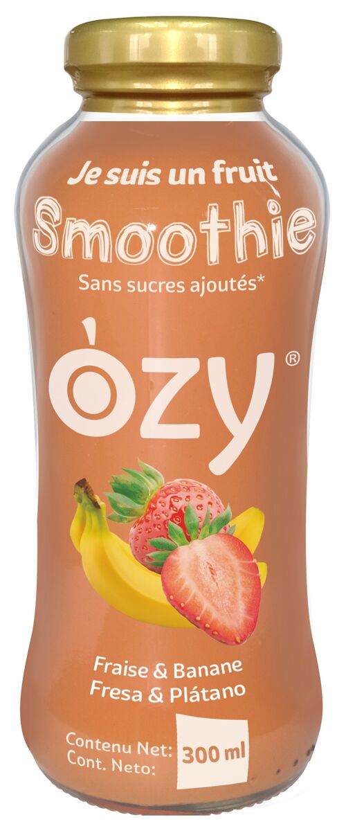 "OZY" Strawberry Banana Smoothie - 300ml
