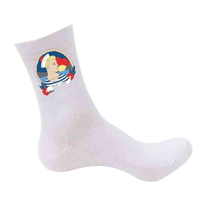 Les chaussettes Maxence Blanches