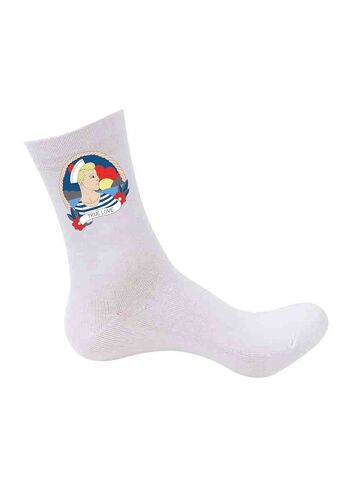 Les chaussettes Maxence Blanches