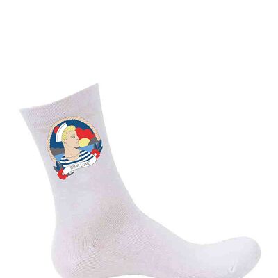 Les chaussettes Maxence Blanches