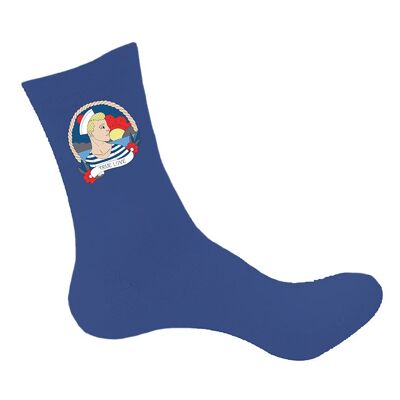 Maxence Blue Socken