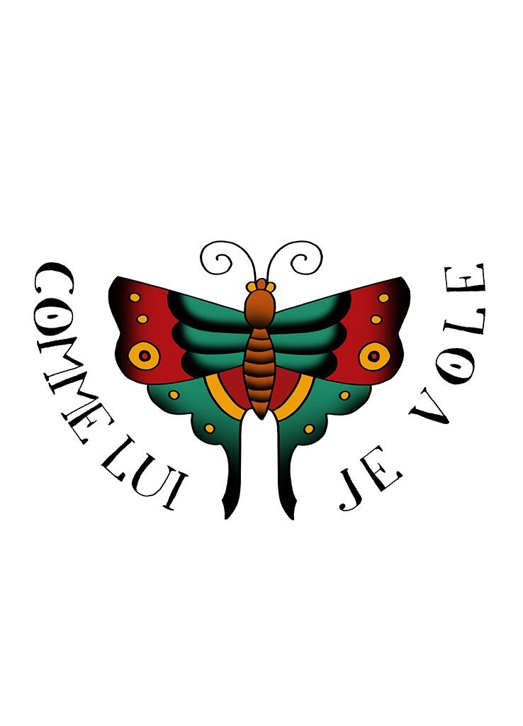 Das Schmetterlings-T-Shirt