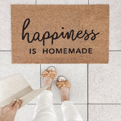 Coconut doormat Happiness