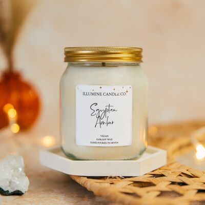 Egyptian Amber Soy Wax Candle