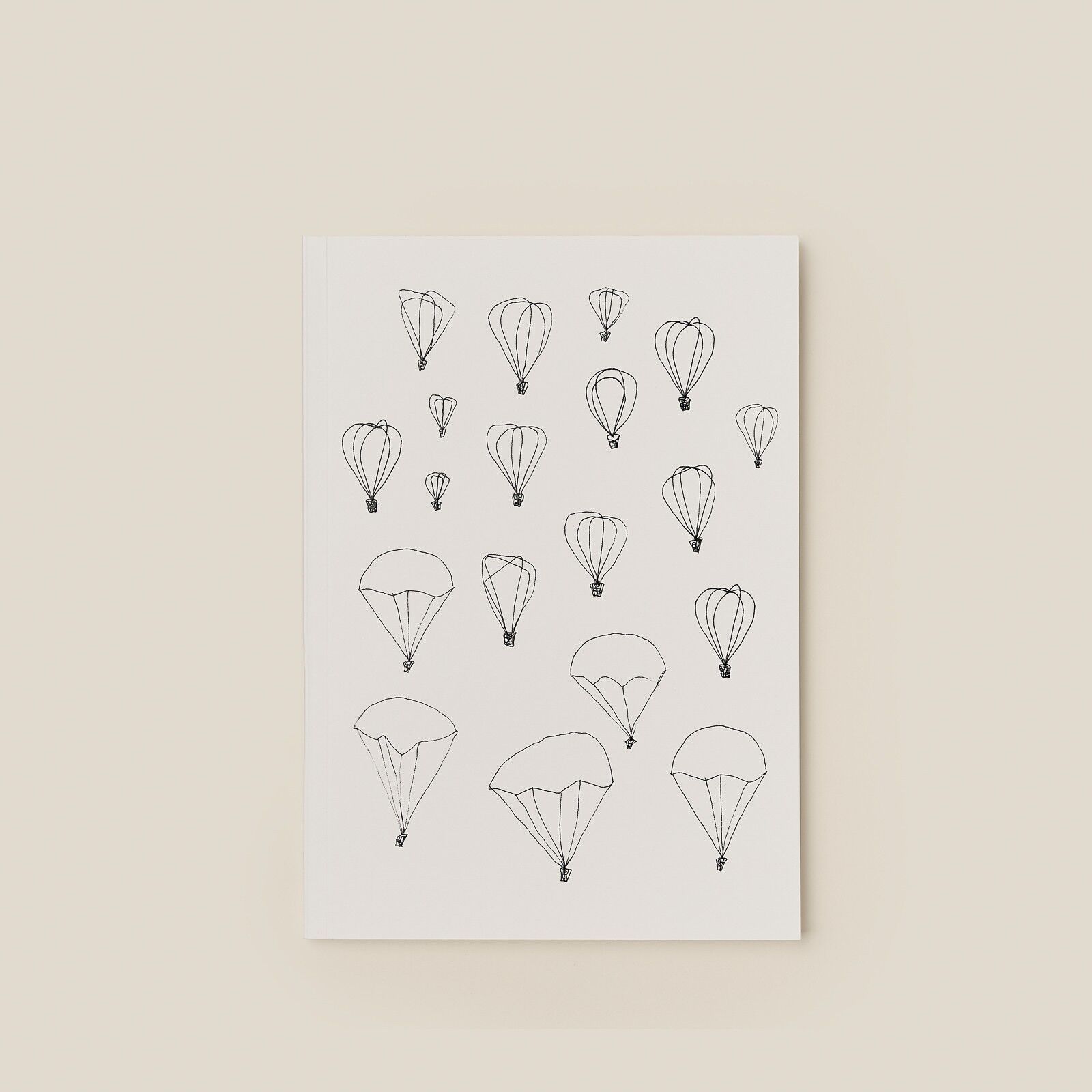 Carnet A5 Parachutes