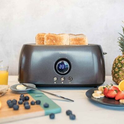 Toaster with digital display