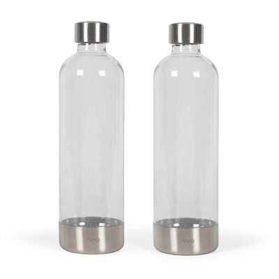 Set of 2 carbonating bottles