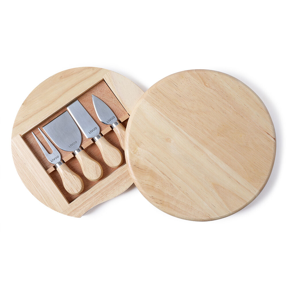 MEN28 Swivel Cheese Board with Utensils