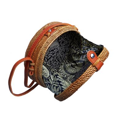 Balinese round rattan bags