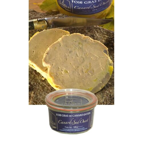 Foie gras de canard entier 120g