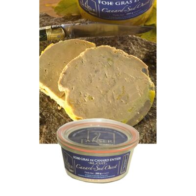 Foie gras d'anatra intero semicotto 200g