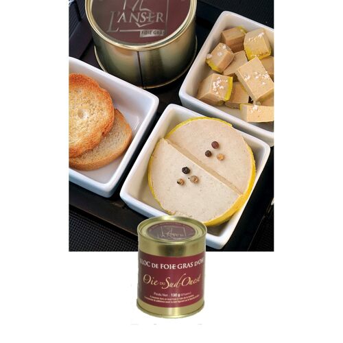 Bloc de foie gras d'oie 130g