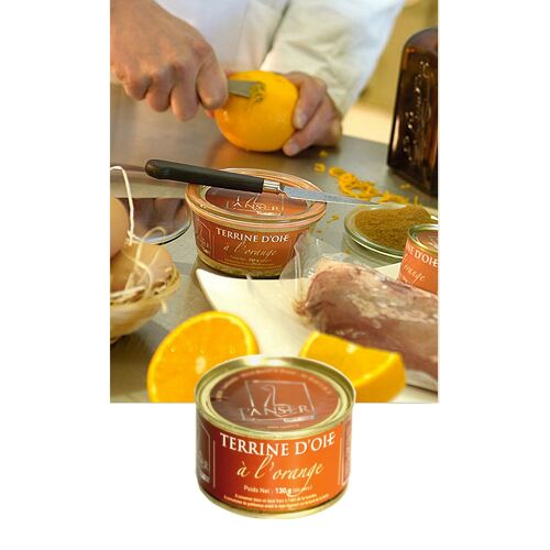 Terrine d'oie à l'orange 130g