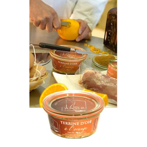 Terrine d'oie à l'orange 200g