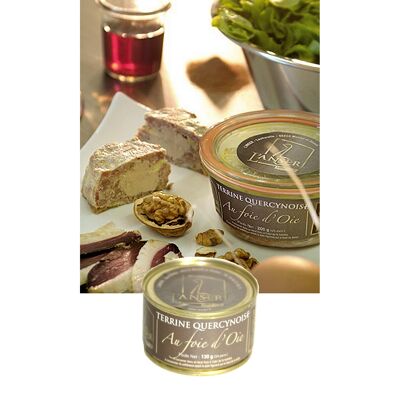 Terrine Quercynoise mit Gänseleber 130g