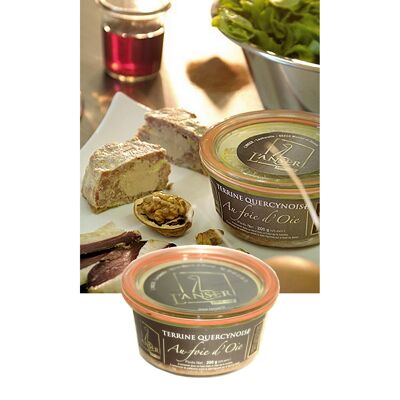 Terrine Quercynoise mit Gänseleber 200g