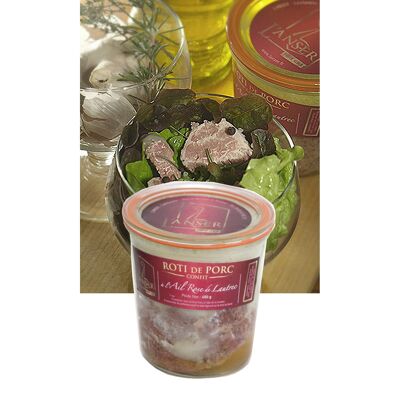 Arrosto di maiale confit con aglio rosa di Lautrec 450 g