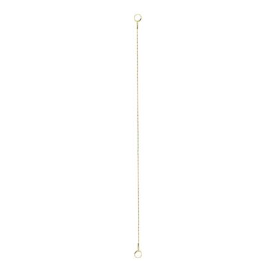 Thin Chain Double Earring - Gold