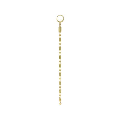 Medium Bold Chain Simple Earring - Gold