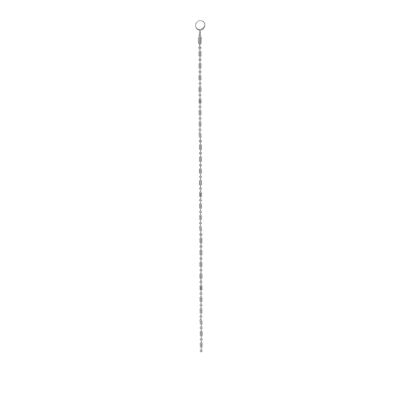 Long Bold Chain Simple Earring - Silver