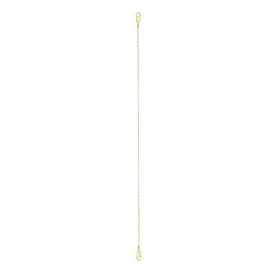 Thin Chain Double Mousqueton Necklace - Gold