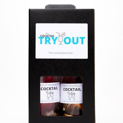 DIY cocktail Try-out Mixed