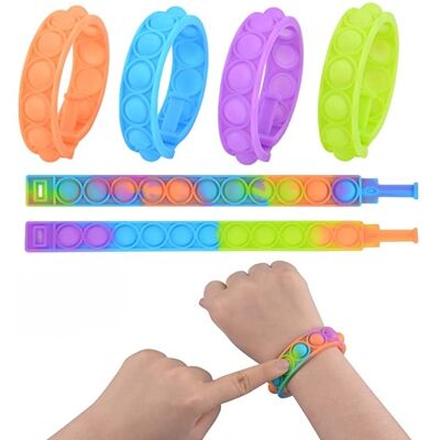 Push Pop Bubble Wristband Fidget Toys