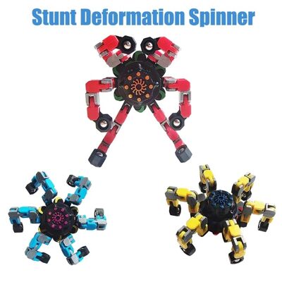 Novelty Fidget Spinner Diy Deformable Stress Relief Toy