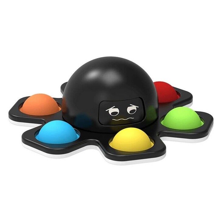 Fidget Toys Bubbles Giocattolo antistress con polpo che cambia viso
