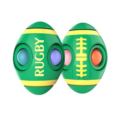 Rugby children's toy rotatable finger tip top toy figet toys