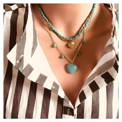 Female Jewelry Personality Love Pendant Necklace Accessories
